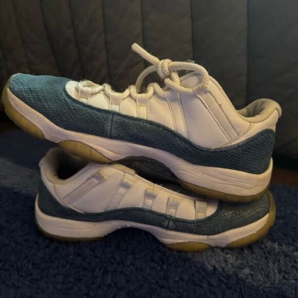 Nike Air Jordan 11 Retro Low Blue Snakeskin Men 11